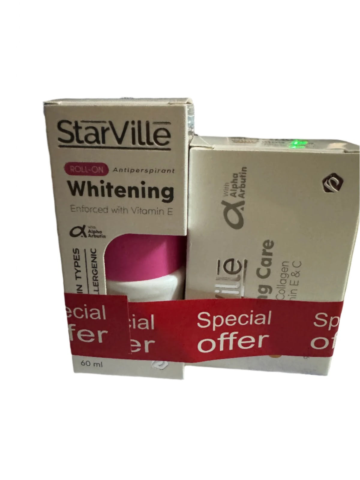 REF_P_0_Starville Roll-On Whitening 60Ml بينك+Whitening Soap