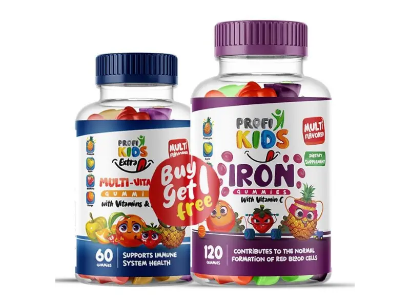 REF_P_0_Profi Kids Iron With Multi Vitamin 1+1 Gumمؤقت
