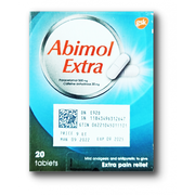 Abimol Extra 500Mg 20Tab