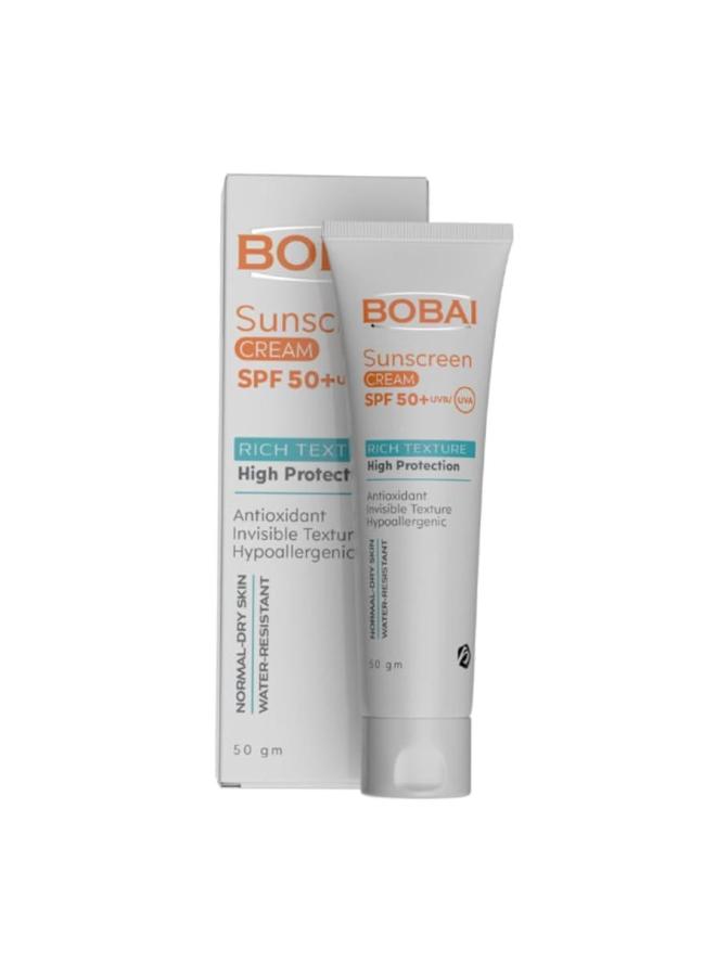 Bobai Sunscreen Spf50 Rich Texture 50G Cream