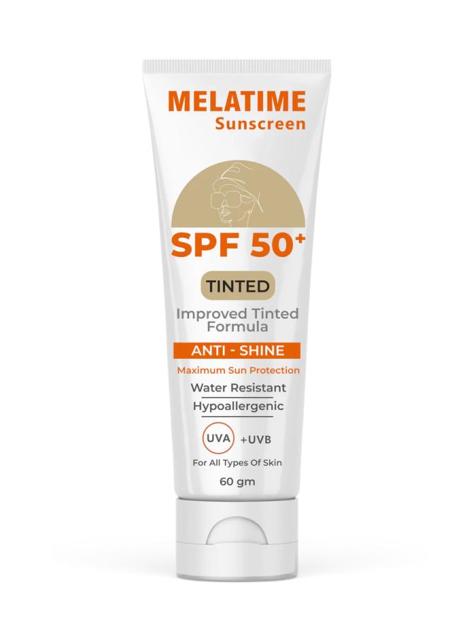 ميلاتايم واقي شمس تنتد ضد اللمعان 60مل Spf50+
