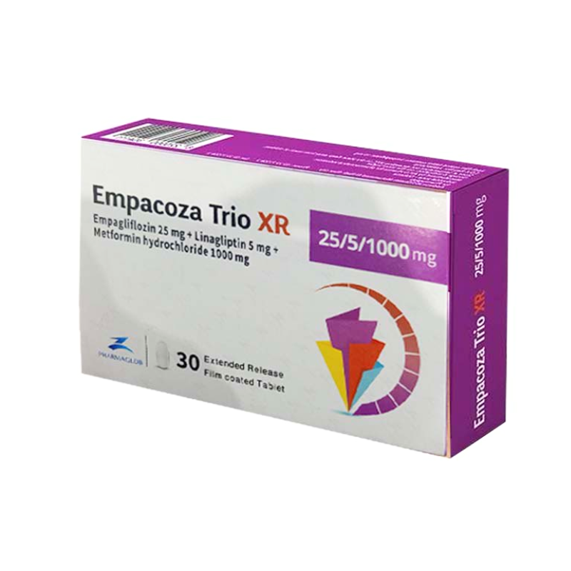Empacoza Trio Xr 25/5/1000Mg 30Tab