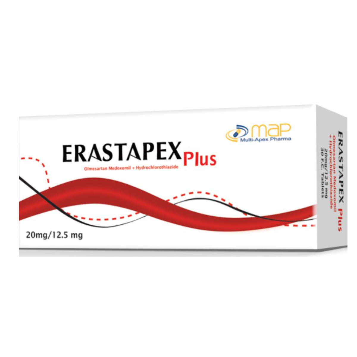 Erastapex Plus 20/12.5 30Tab