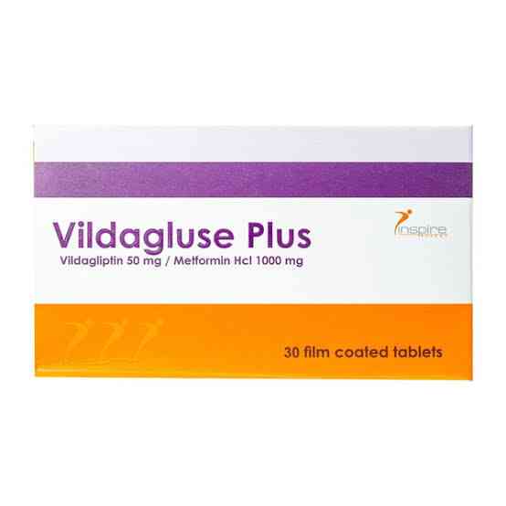 Vildagluse Plus 50/1000 30Tab