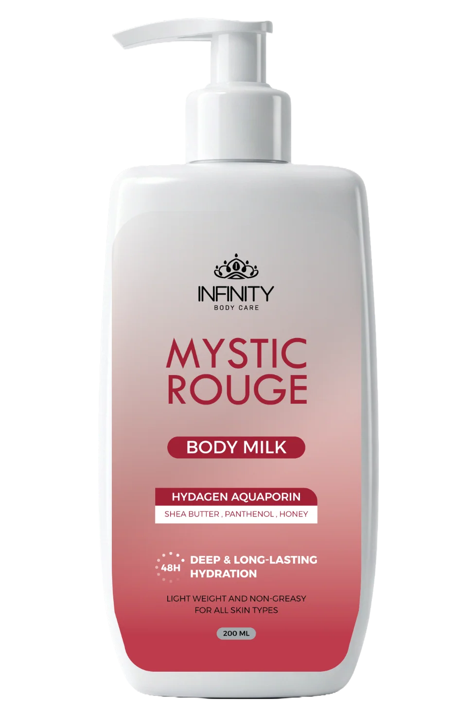 Infinity Mystic Rouge 200Ml Body Milk