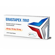 Erastapex Trio 40/10/25Mg 30Tab