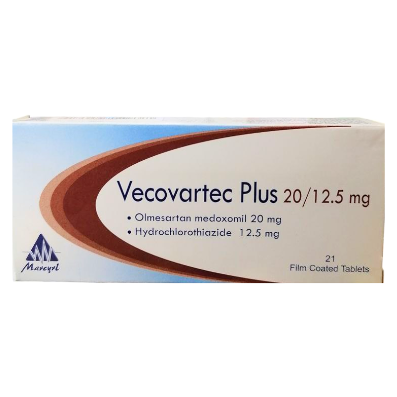 Vecovartec Plus 20/12.5Mg 28Tab
