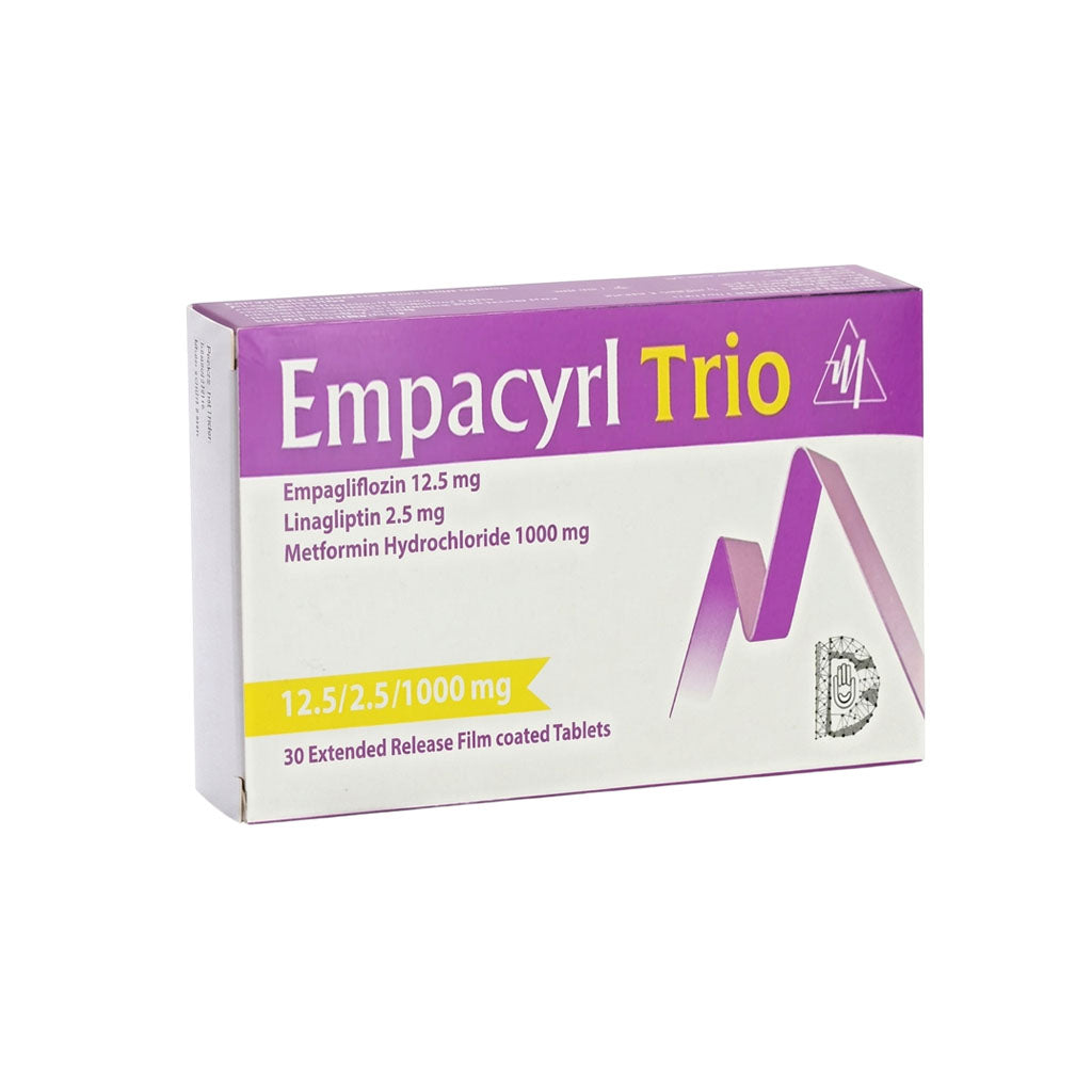 Empacyrl Trio 12.5/2.5/1000Mg 30Tab