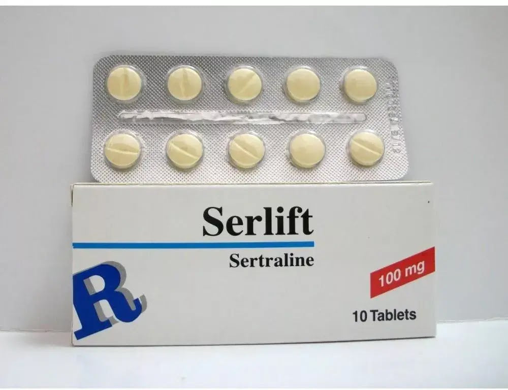 Serlift 100Mg 30Tab 3شريط
