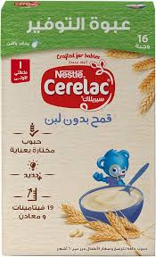 Cerelac 125Gm بدون سكروز قمح ولبن