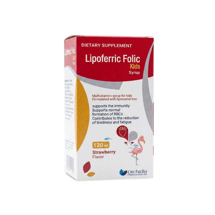 Lipoferric Folic Kids 120Ml Syrup