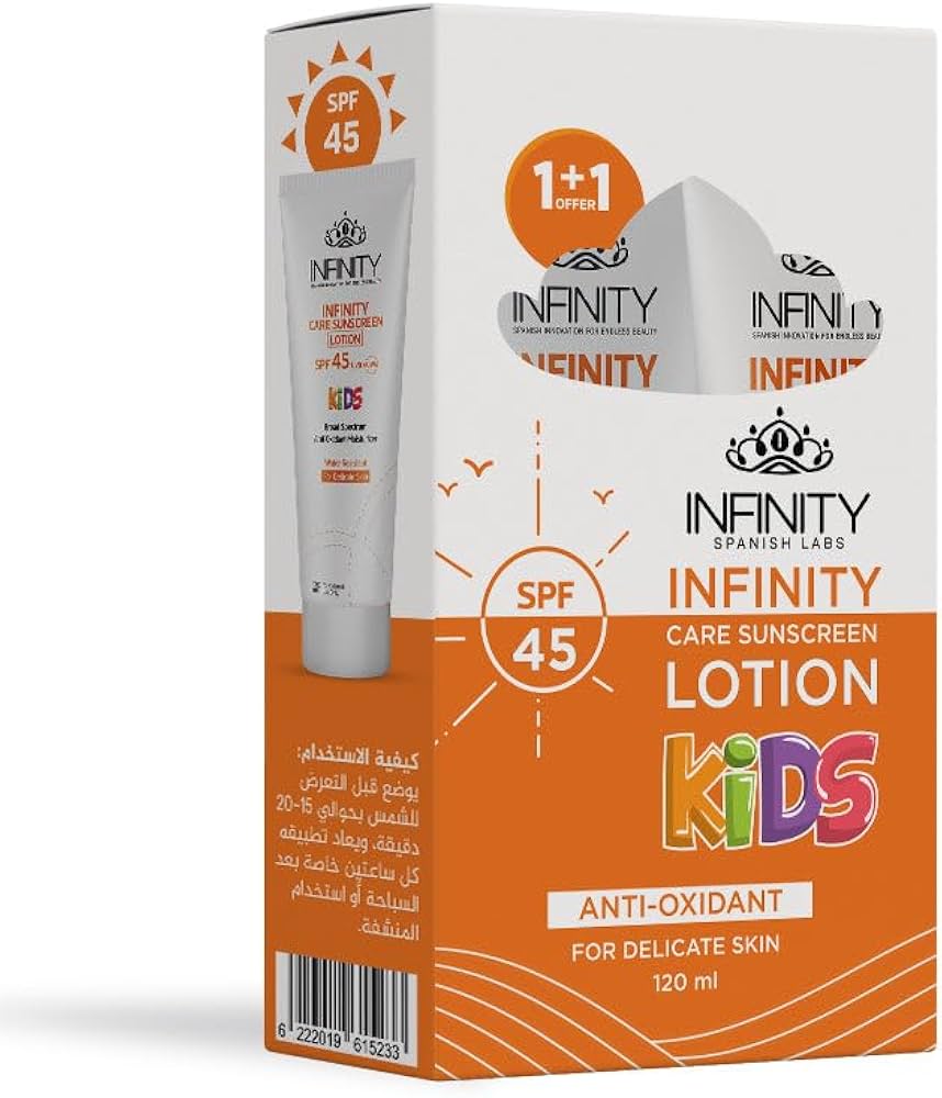 Infinity Sunscreen 120Ml Kids Spf45 (1+1)