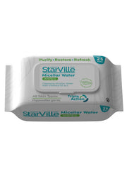 Starville Whitening Micellar Water Wipes 25 Pieces