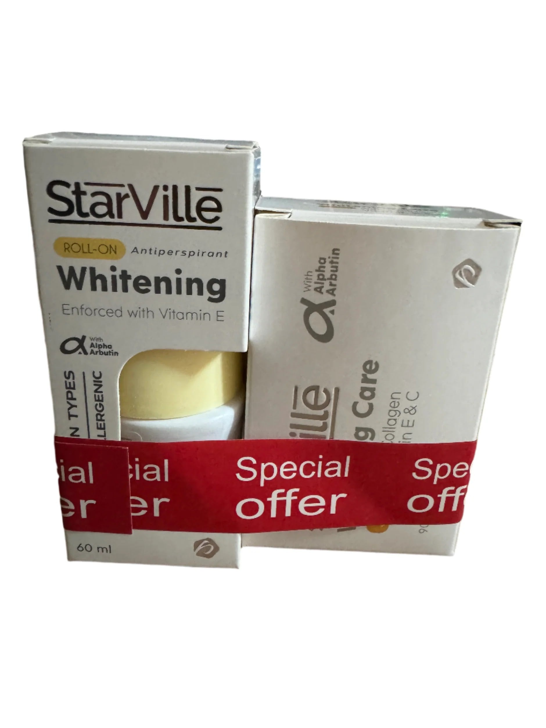 Starville Roll-On Whitening 60Ml فانيليا+Whitening Soap