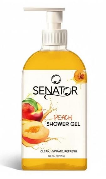 Senator Shower Gel Peach 500Ml