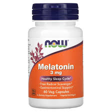 Now Melatonin 3Mg 60Cap