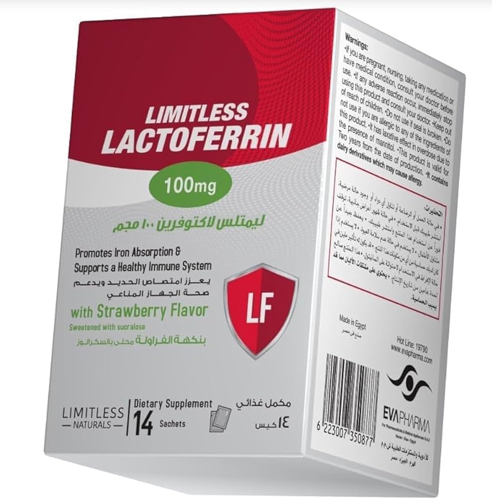Limitless Lactoferrin 100Mg 14Sachet