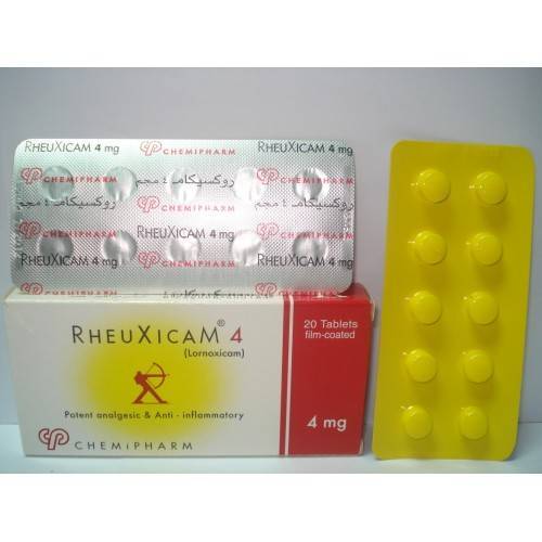Rheuxicam 4Mg 20Tab