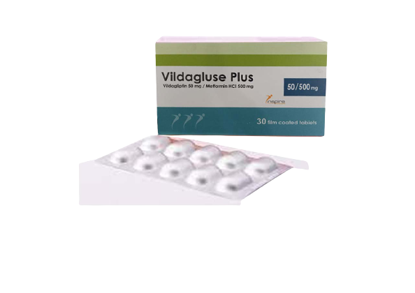 Vildagluse Plus 50/500 30Tab
