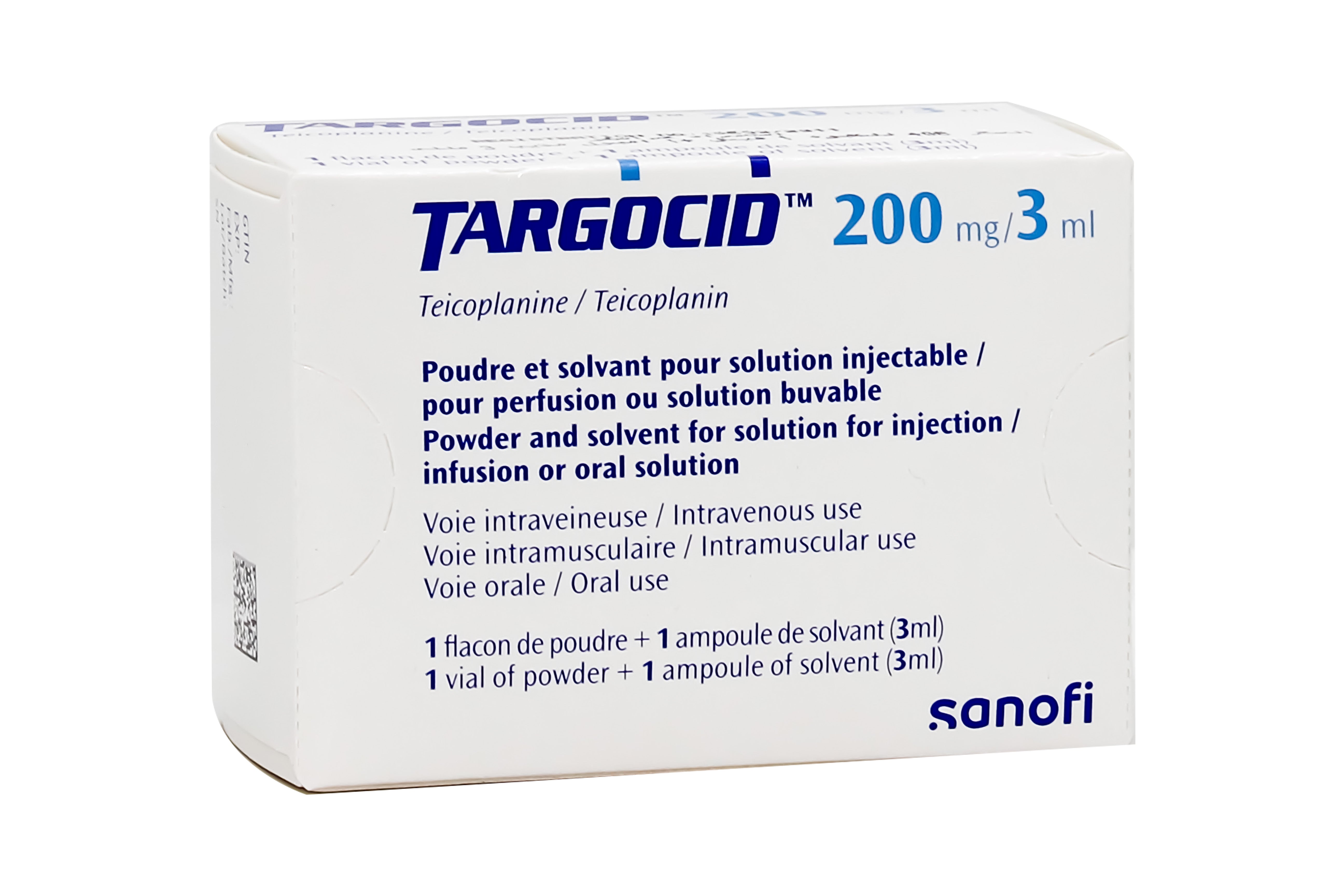 Targocid 200Mg/3Ml 1Vial