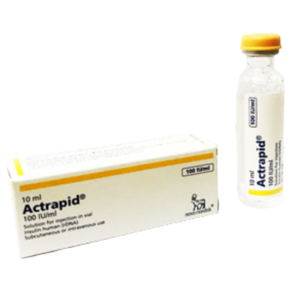 Actrapid Hm 100Iu 1Ampثلاجه