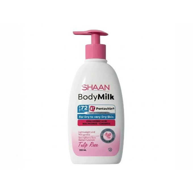 Shaan Milk 300Ml Lotion Tulip Rose