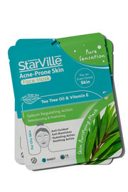Starville Acni Prone Skin Face Mask Tea Tree