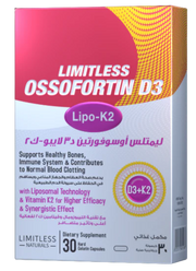 Limitless Ossofortin D3 Lipo-K2 30Cap