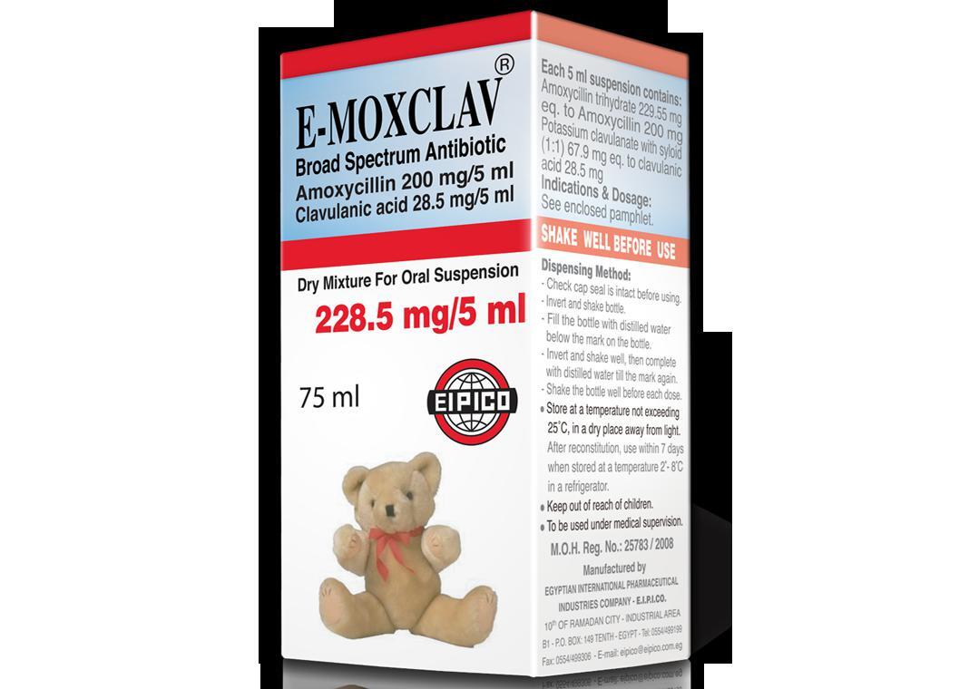 Emoxclav 228.5Mg Syp