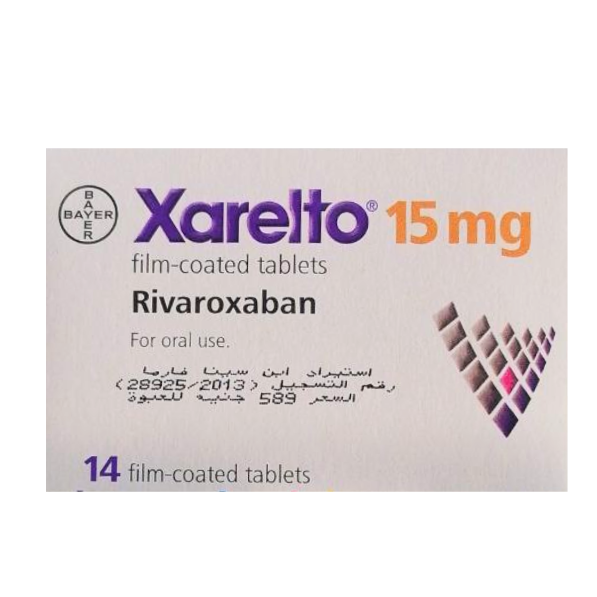 Xarelto 15Mg 14Tab