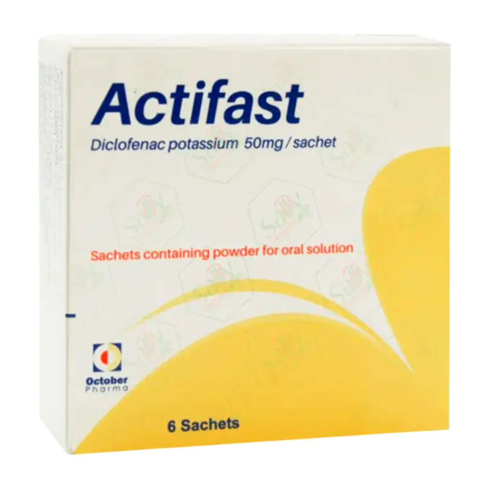 Actifast 50Mg 6 Sachets