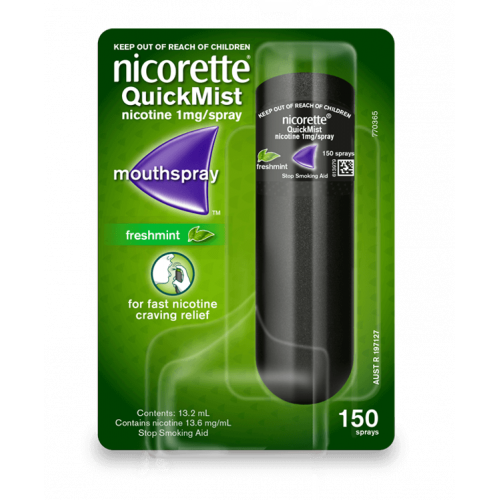 Nicorette 1Mg 150 Dose Spray