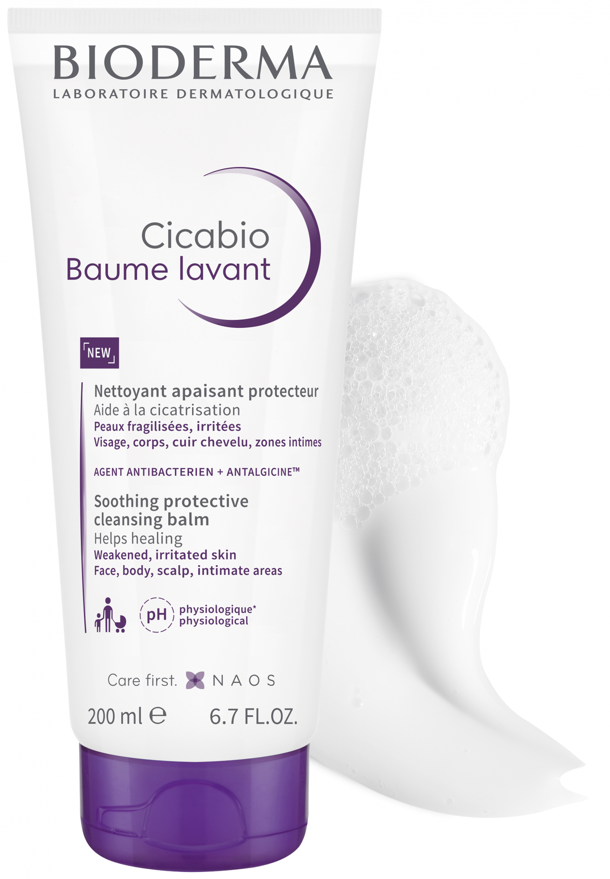 Bioderma Cicabio Baume Lavant 200Ml