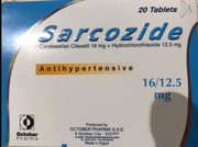Sarcozide 16/12.5Mg 20Tab