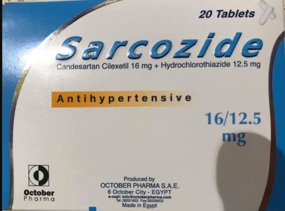 Sarcozide 16/12.5Mg 20Tab