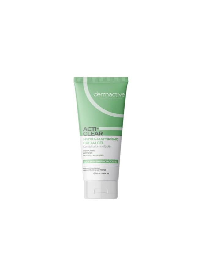Dermactive Acti Clear Hydra-Mattifying 50Ml Cream Gel 1+1