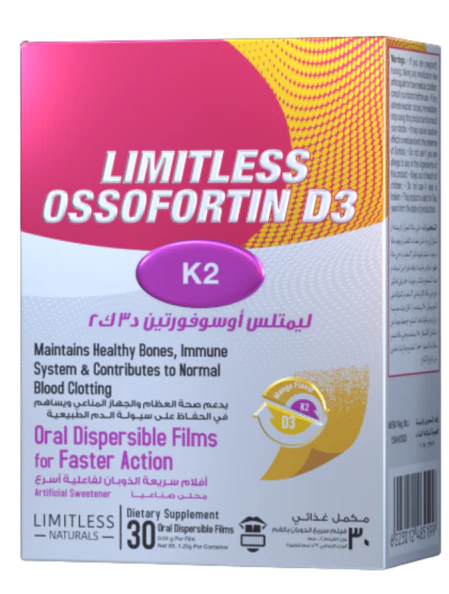 Limitless Ossofortin D3 K2 30Film