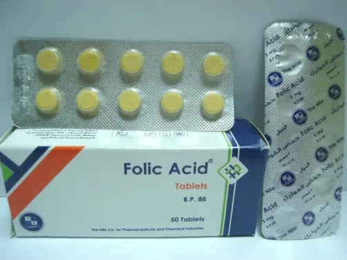 Folic Acid 5Mg 30Tab النيل