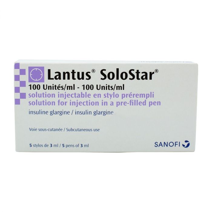 Lantus Solostar 100Iu 5Pen ثلاجه
