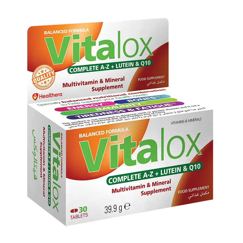 Vitalox Com A-Z + Lutein Q10 1+1 30Tab