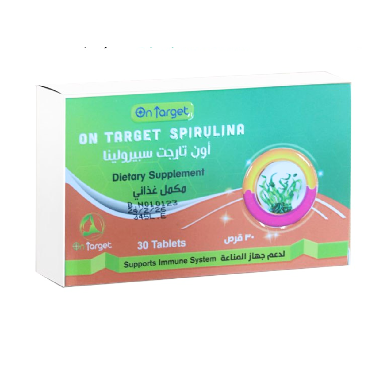 On Target Spirulina 30Tab