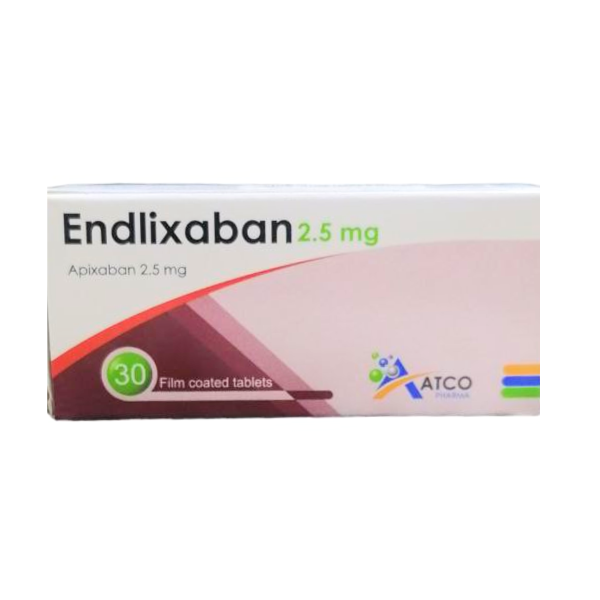 Endlixaban 2.5Mg 30Tab