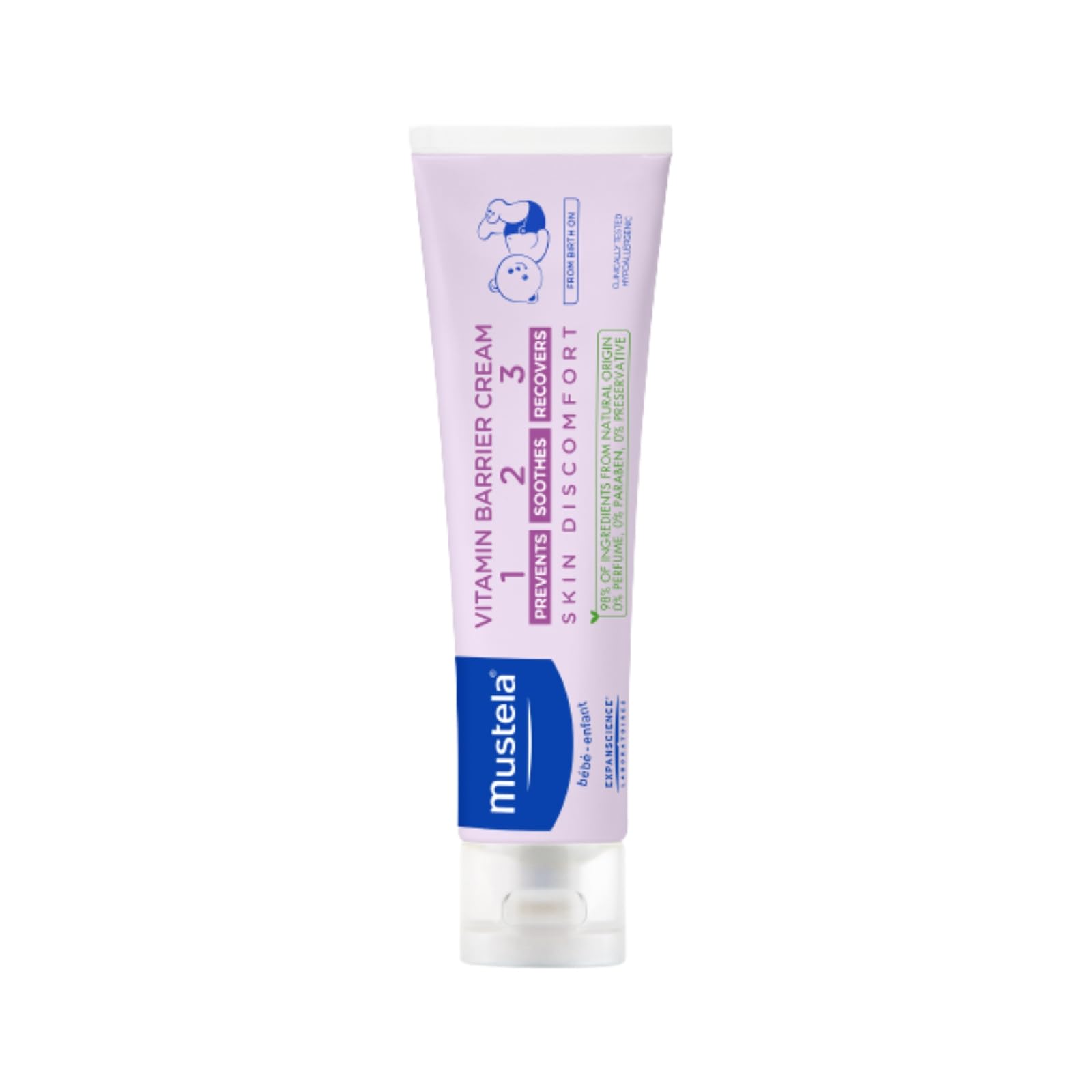 Mustela Vitamin Barrier Cream 100Ml