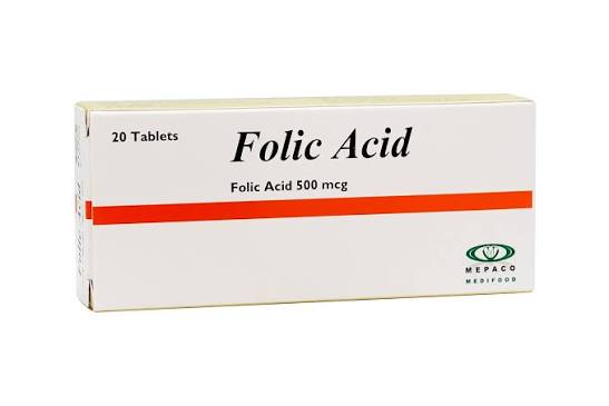 Folic Acid 500Mg 20Tab