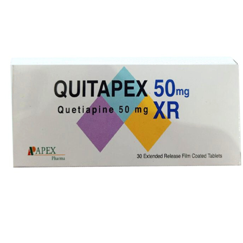 Quitapex 50Mg Xr 30Tab