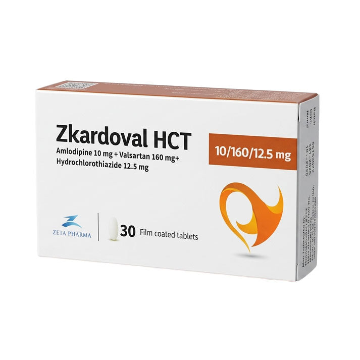 Zkardoval Hct 10/160/12.5Mg 30Tab