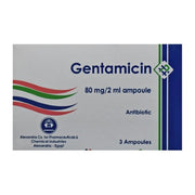 Gentamicin 80Mg 3Amp