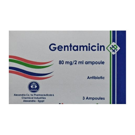 Gentamicin 80Mg 3Amp
