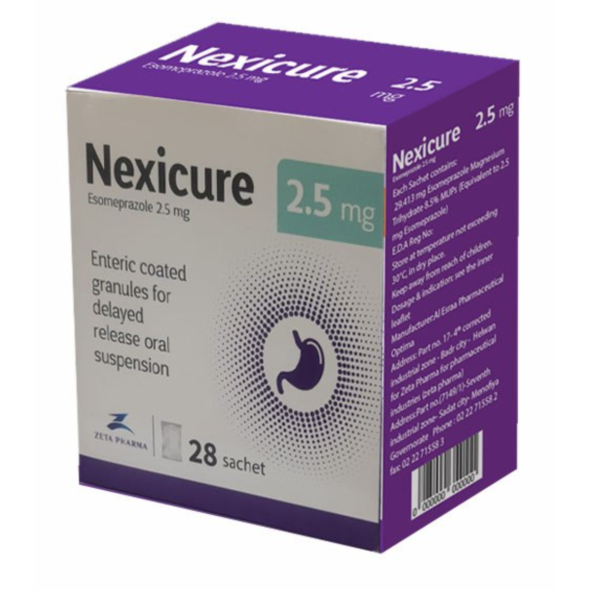 Nexicure 2.5Mg 28Sachet