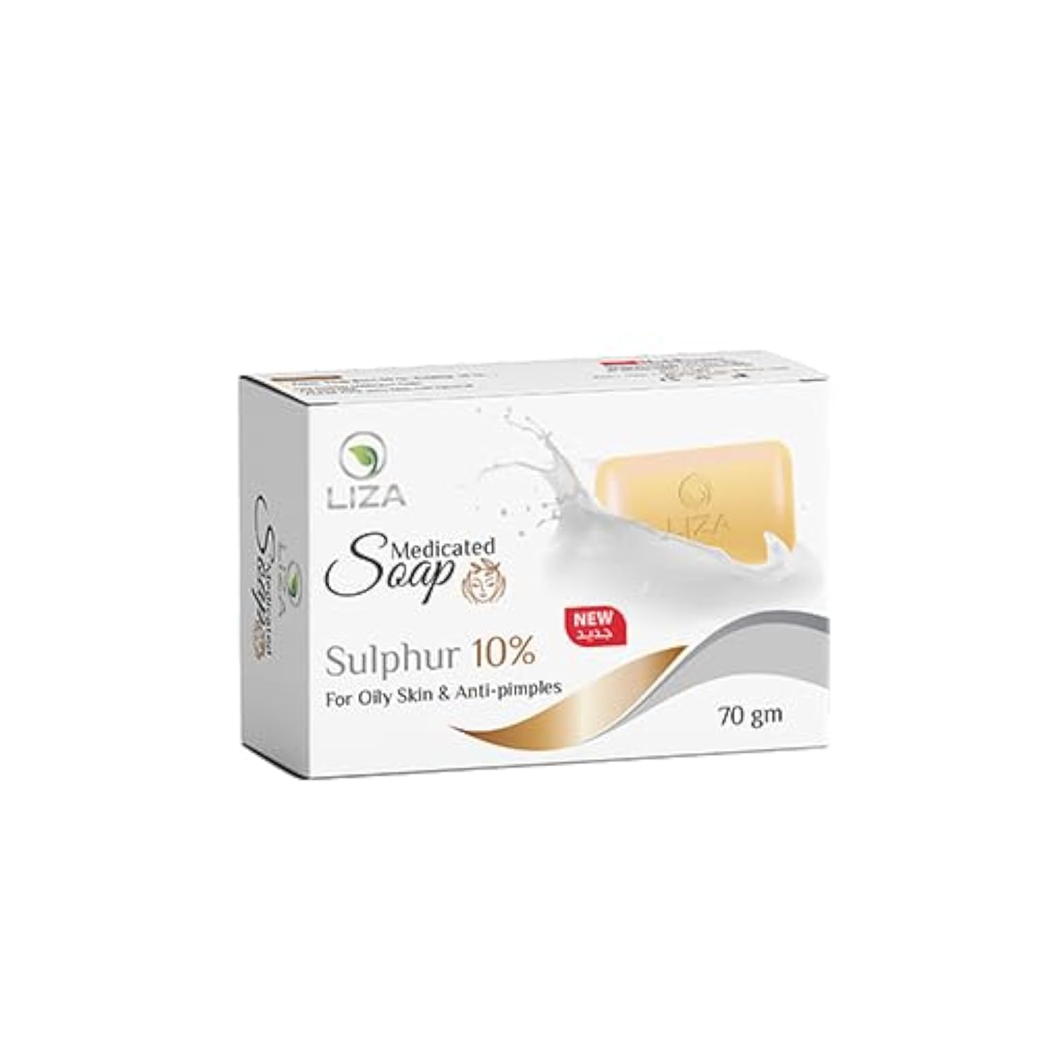 ليزا صابون طبى كبريت 10% 100جم